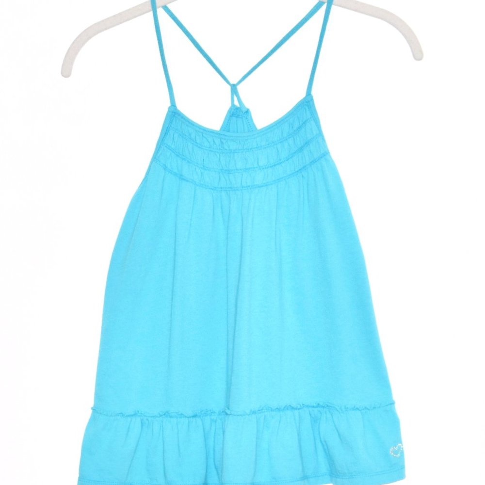 GAP Tank Top with Ruffled Bottom and Spaghetti Straps - Large